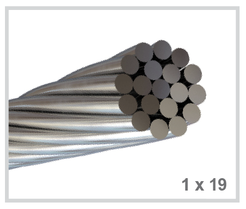 1x19 stainless steel wire
